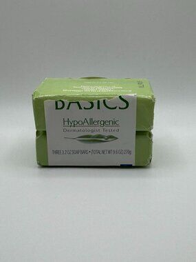 2 Pack Of Dial Basics Hypoallergenic Bar Soap 3.2 Oz Bars
